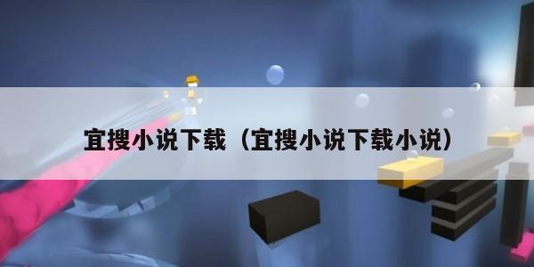 宜搜小说下载（宜搜小说下载小说）