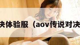 传说对决体验服（aov传说对决体验服）