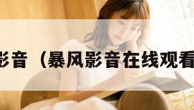 暴风影音（暴风影音在线观看免费）