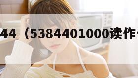 53844（5384401000读作什么）
