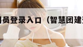 智慧团建团员登录入口（智慧团建登录系统入口）