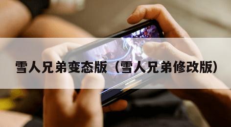 雪人兄弟变态版（雪人兄弟修改版）