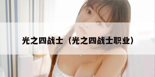 光之四战士（光之四战士职业）
