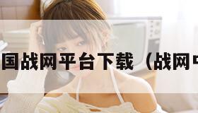 宽带中国战网平台下载（战网中文版）