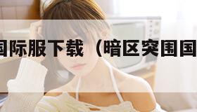 暗区突围国际服下载（暗区突围国际服下载2025）