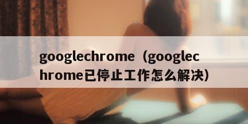 googlechrome（googlechrome已停止工作怎么解决）