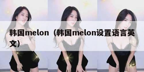 韩国melon（韩国melon设置语言英文）