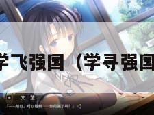 学飞强国(学寻强国)
