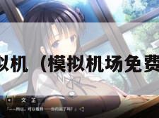 模拟机(模拟机场免费版)